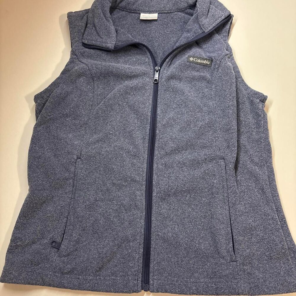 Columbia Sportswear Men's Gray Blue Gilet Vest L